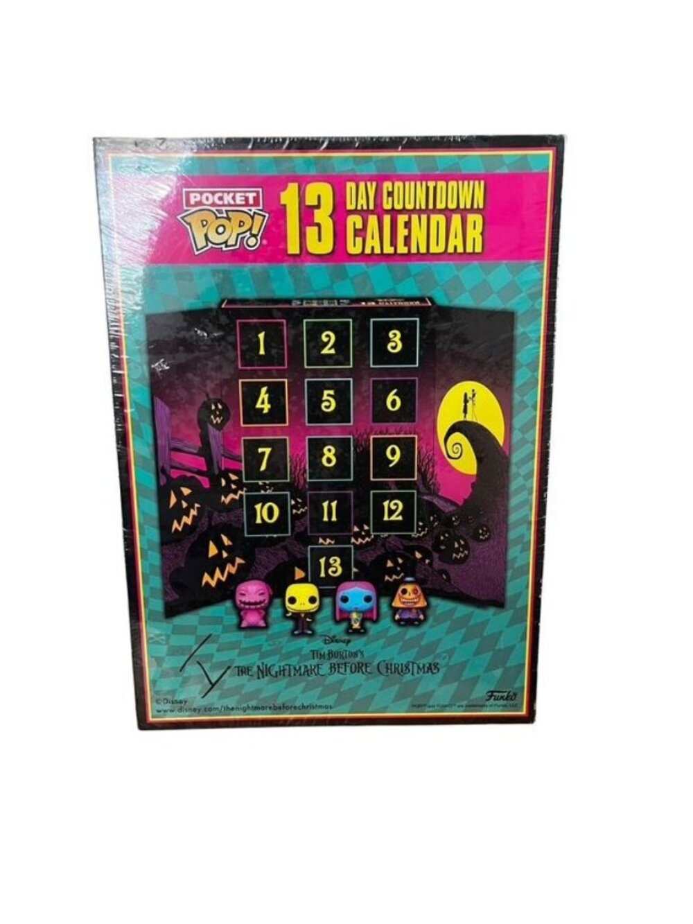 New Sealed Funko Pocket Pop! The Nightmare Before Christmas 13-Day Countdown Cal